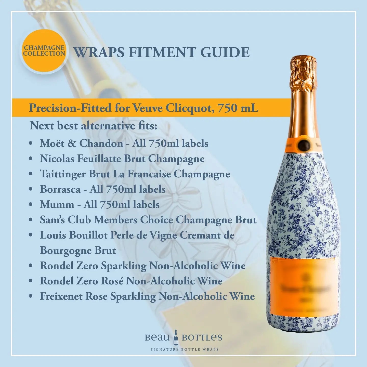Beau Bottles Sealed with A Kiss - Champagne Collection