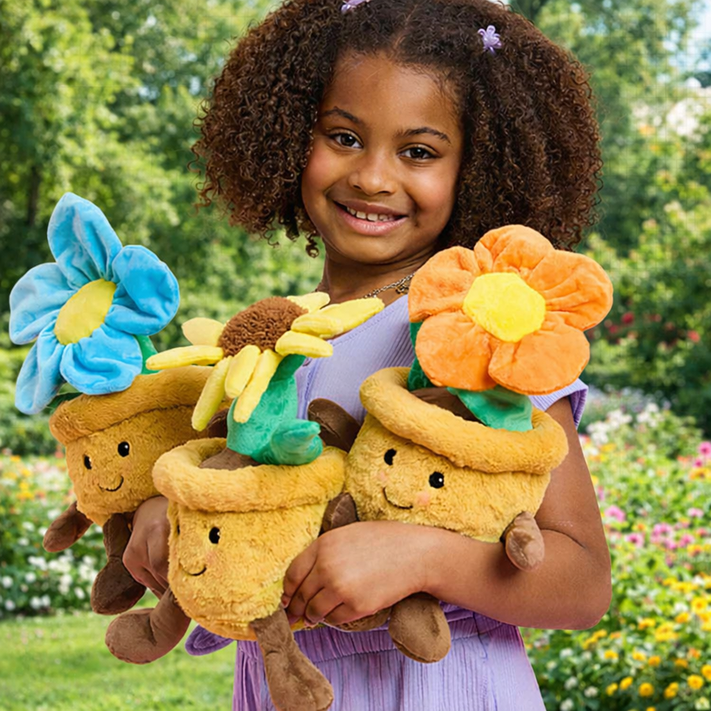 Blue Flower Pot Warmies