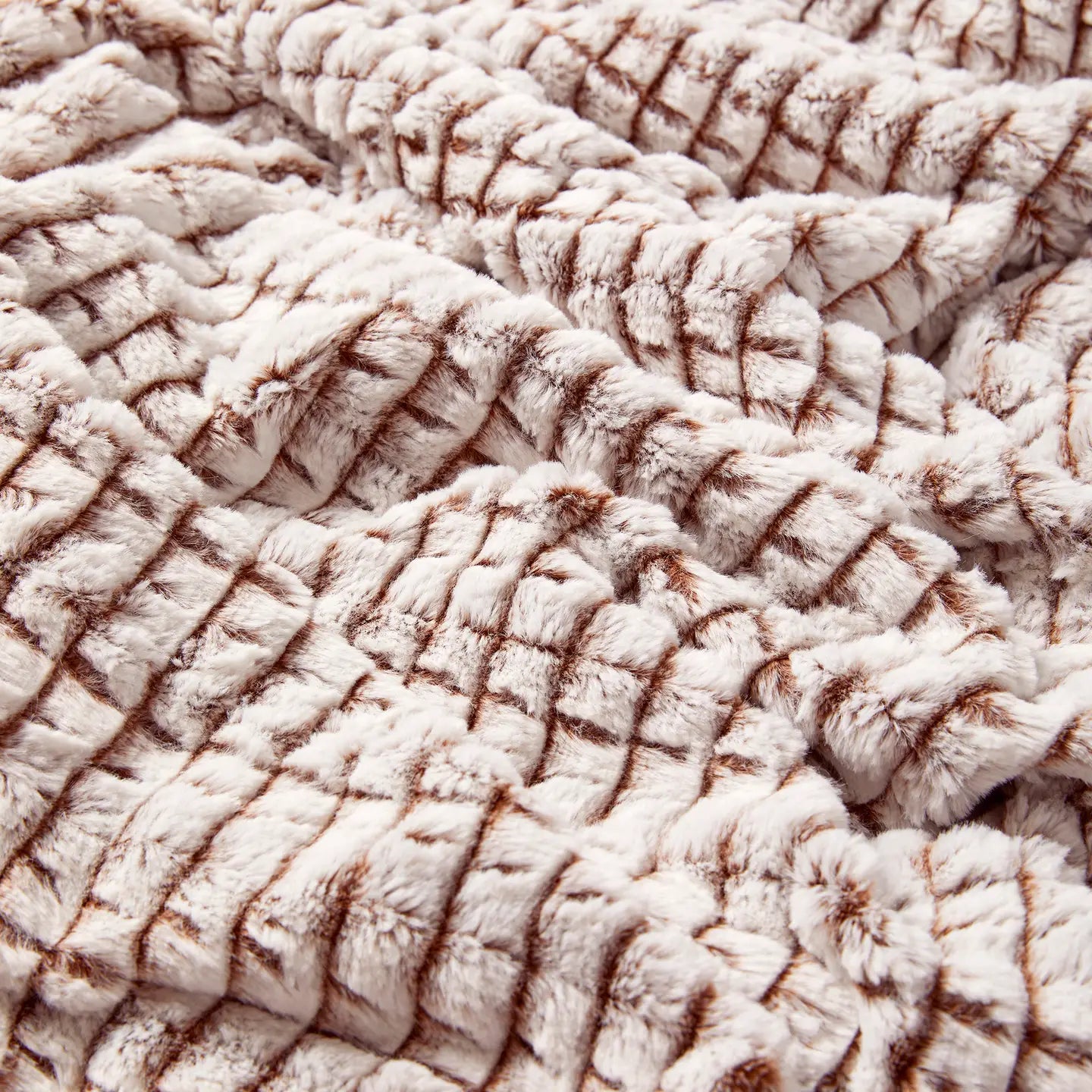 Tawny Fox Plush Throw Blanket