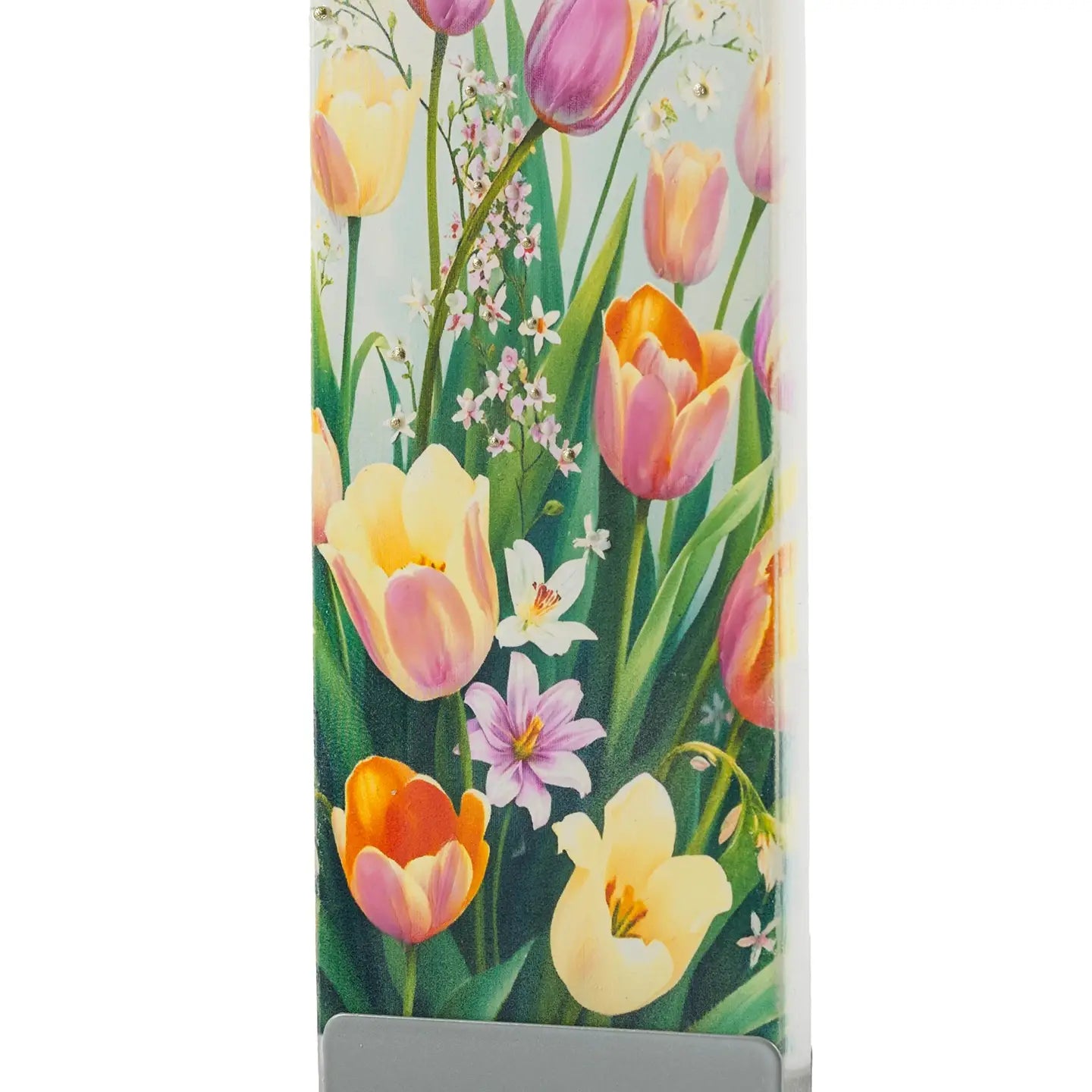 Flat Hand-Crafted Candle - Sunny Garden