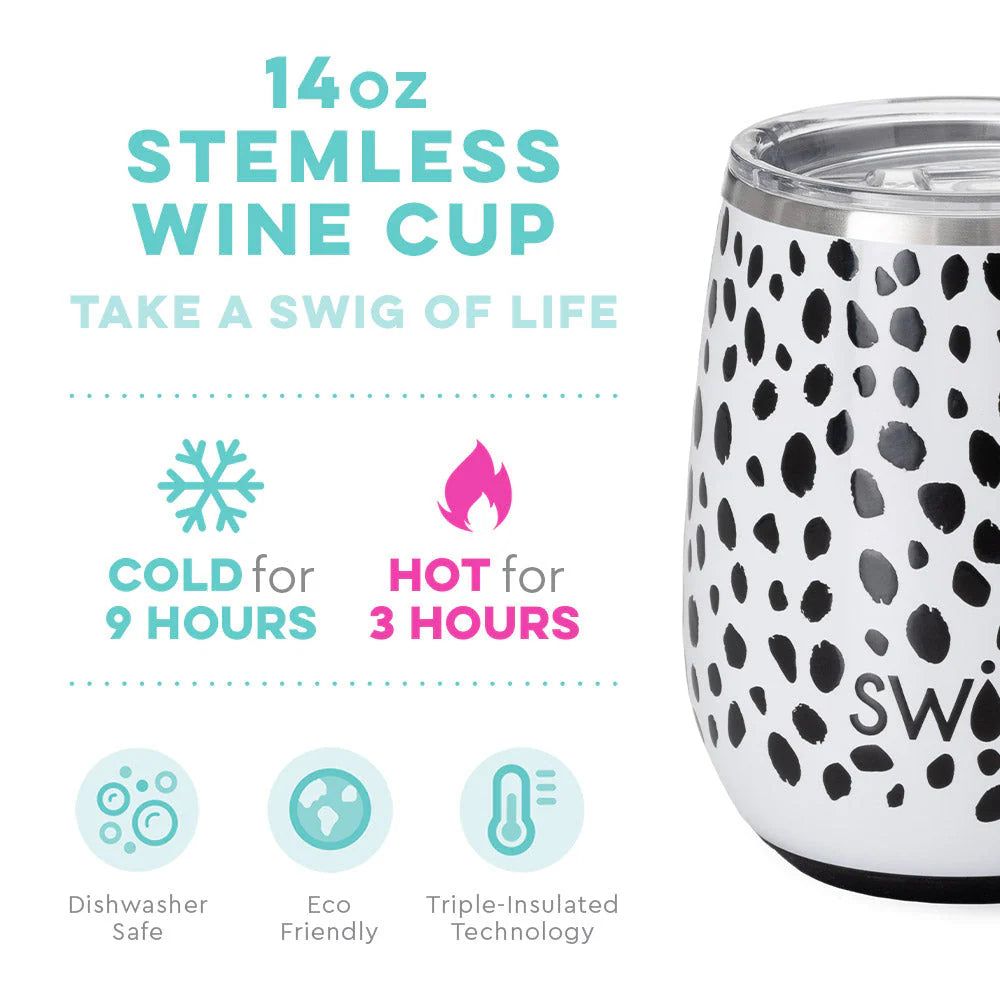 Swig Life Spot On Stemless Wine Tumbler 14oz