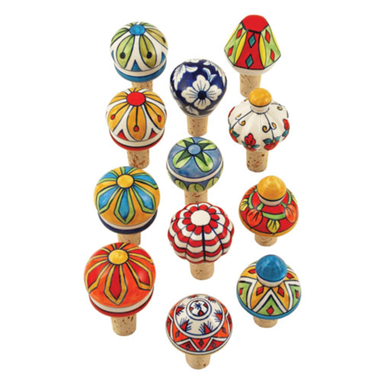 Single Ceramic Wine Stopper, Assorted Styles
