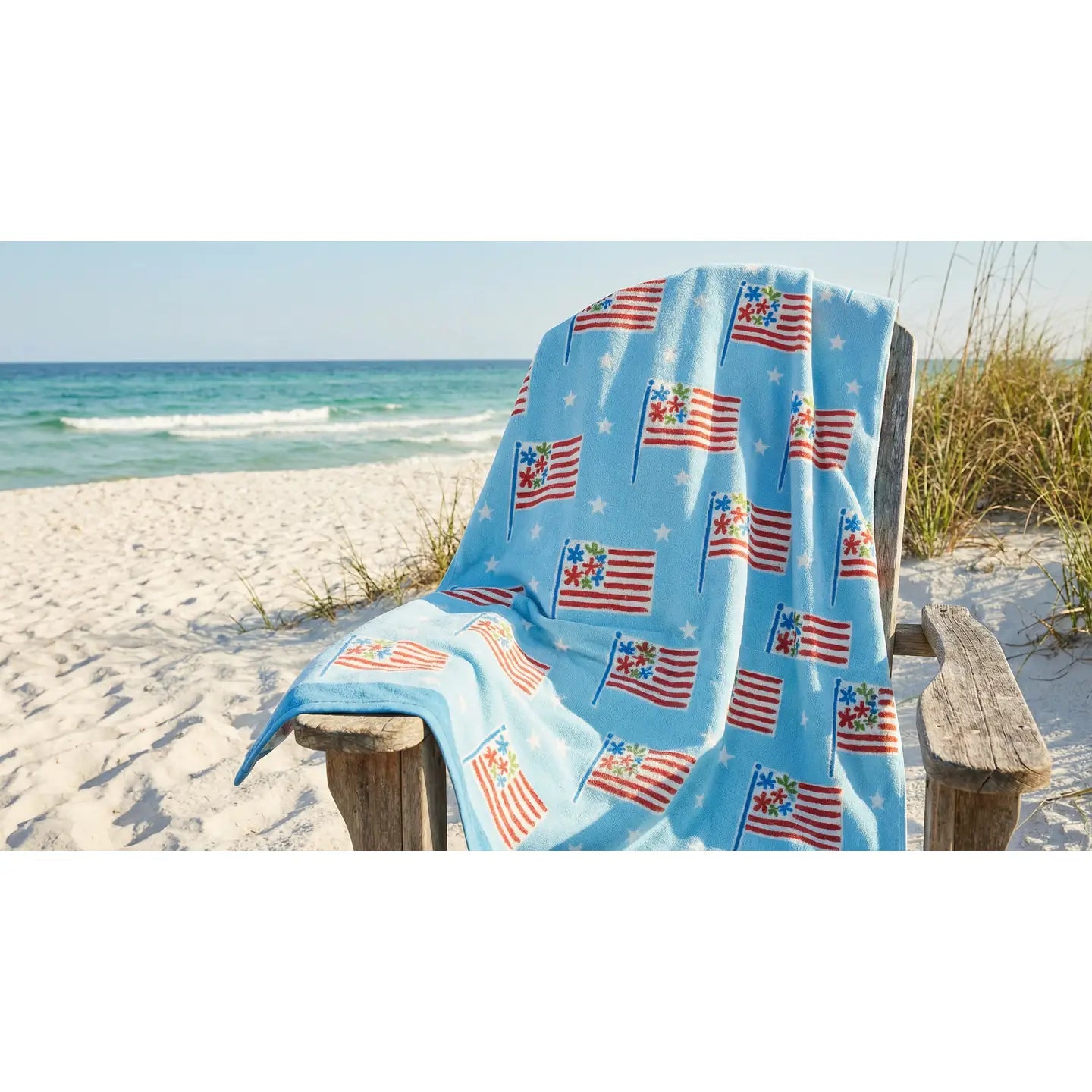 American Bloom Beach Towel