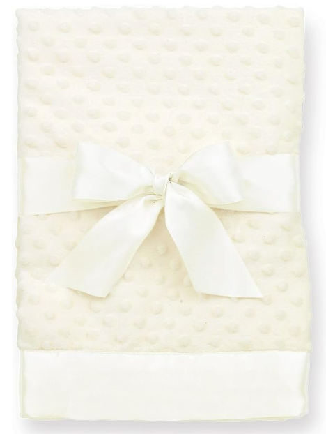 Bearington Baby Swirly Snuggle Blanket Cream