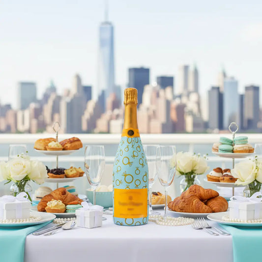 Beau Bottles Blue Engagement Ring - Champagne Collection