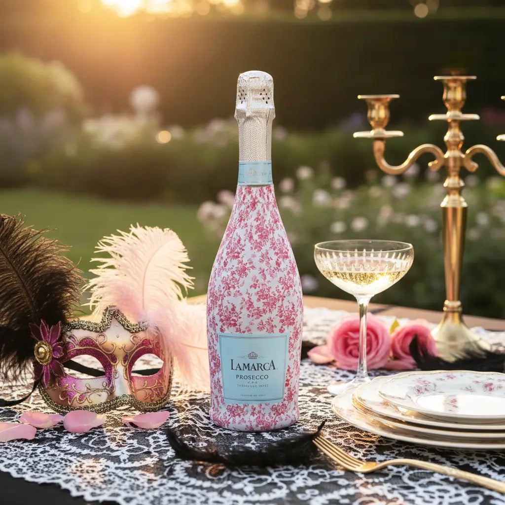 Beau Bottles Grandmillenial Pink Floral - Prosecco Collection