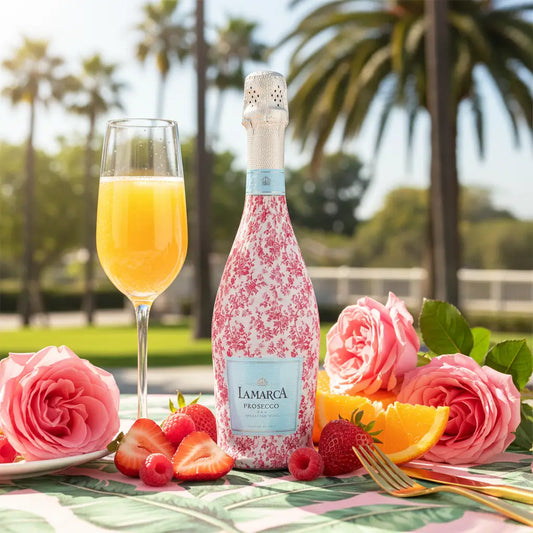 Beau Bottles Grandmillenial Pink Floral - Prosecco Collection