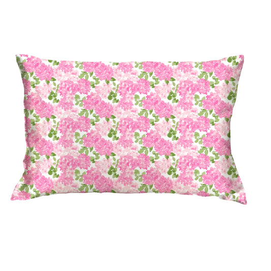 Darling Hydrangea Satin Pillowcase