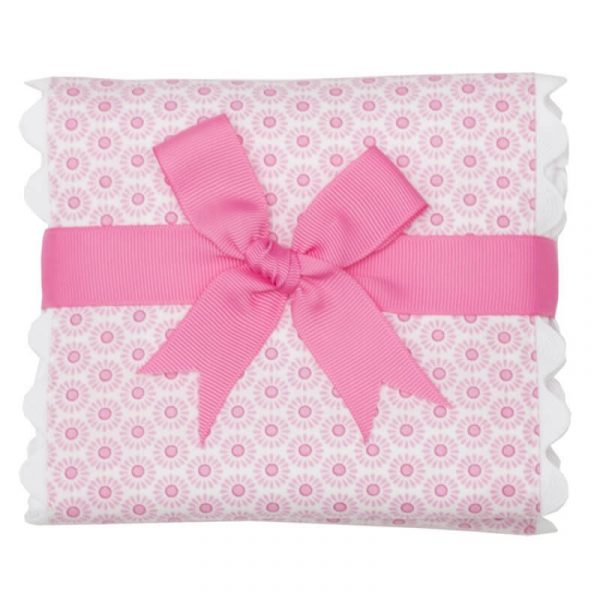 Fancy Flower Burp Cloth