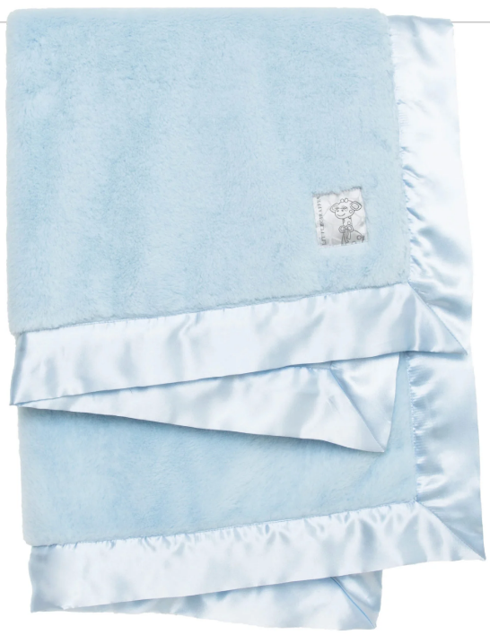 Little Giraffe Blanket Blue