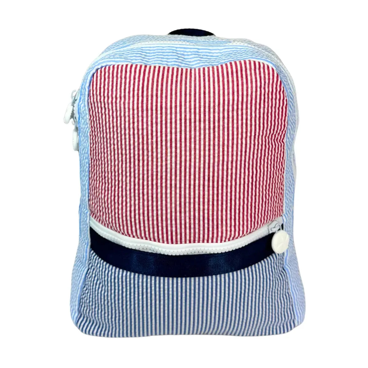 Yankee Doodle Seersucker Small Backpack