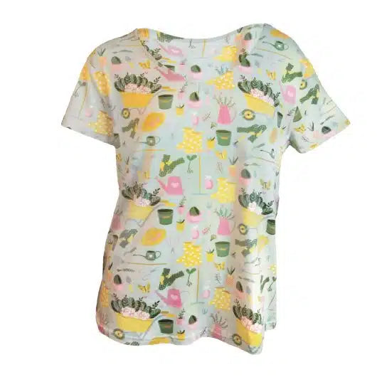 Amanda Blu Garden Girl V Neck Top