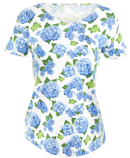 Amanda Blu Hydrangea Pajama Top