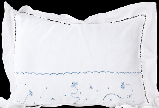 Blue Dragonfly Pillow Sham