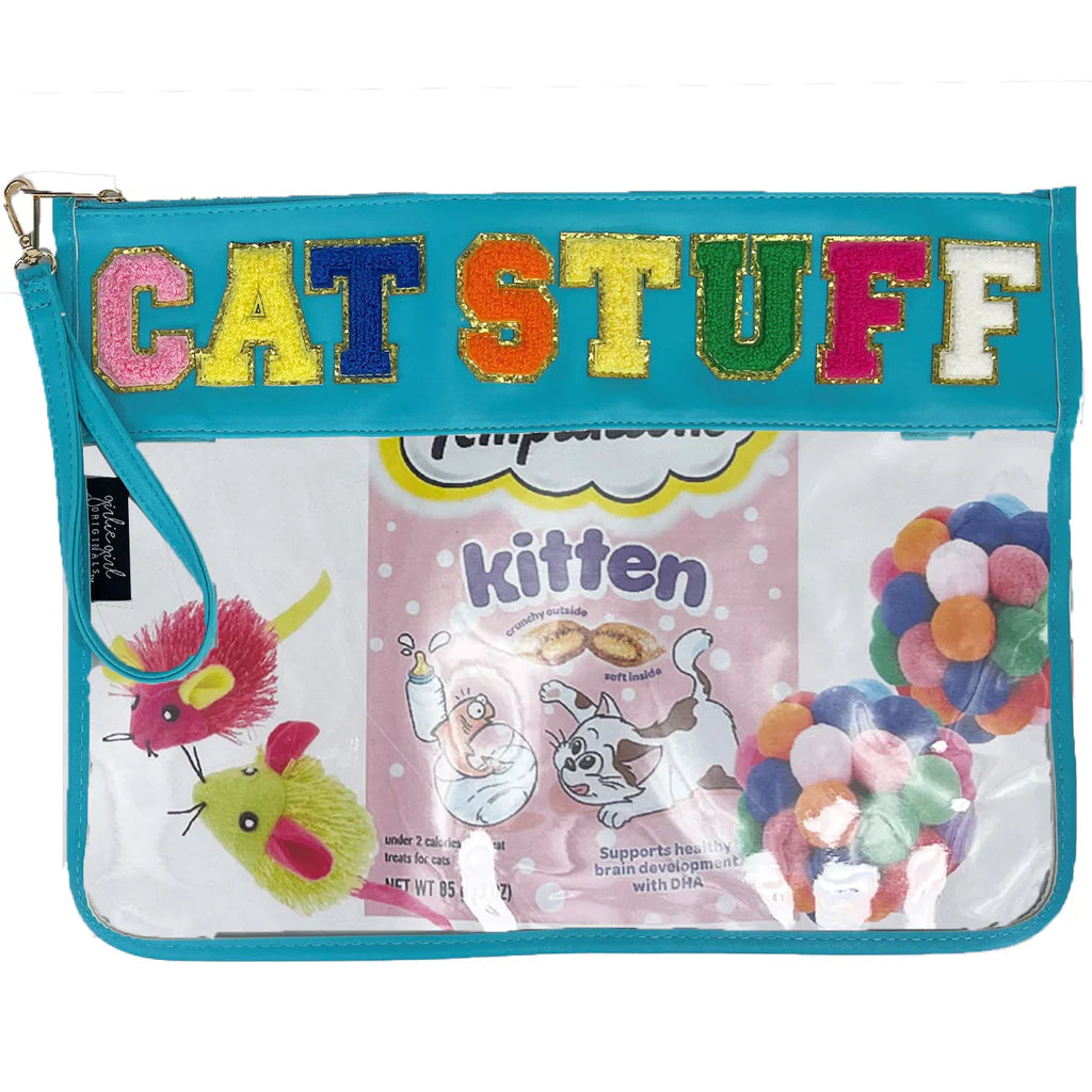 Clear Cat Stuff Candy Bag - Large