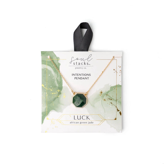 Soul Stacks Intentions Pendant - Luck