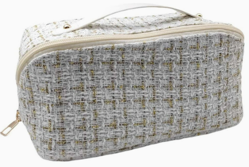 Woolen Weave Cosmetic Travel Bag