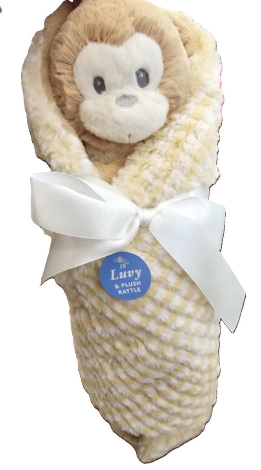 Monkey Rattle Lovie