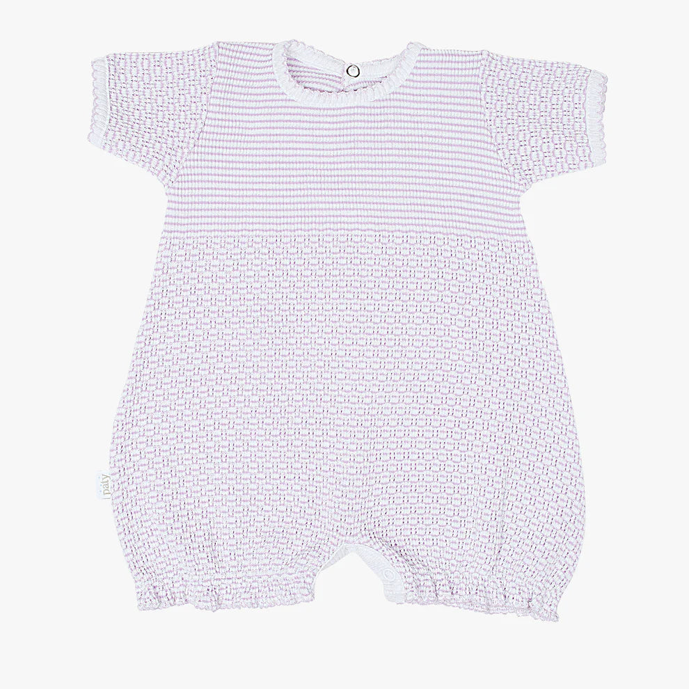 Paty Purple Knit Romper