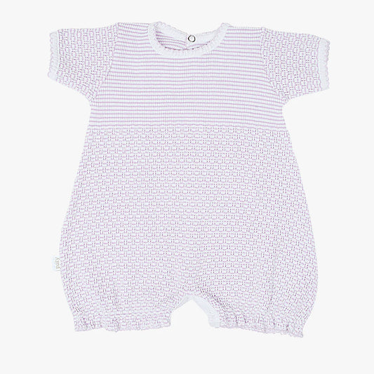 Paty Purple Knit Romper