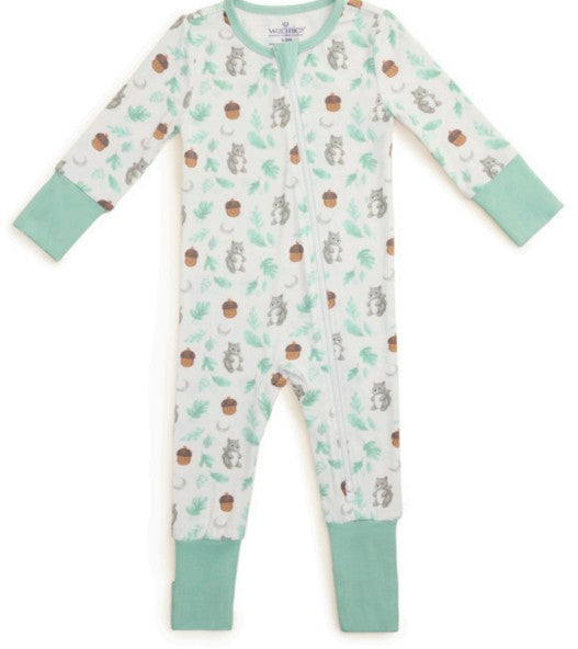 Warmies Gray Squirrel Footed Sleeper