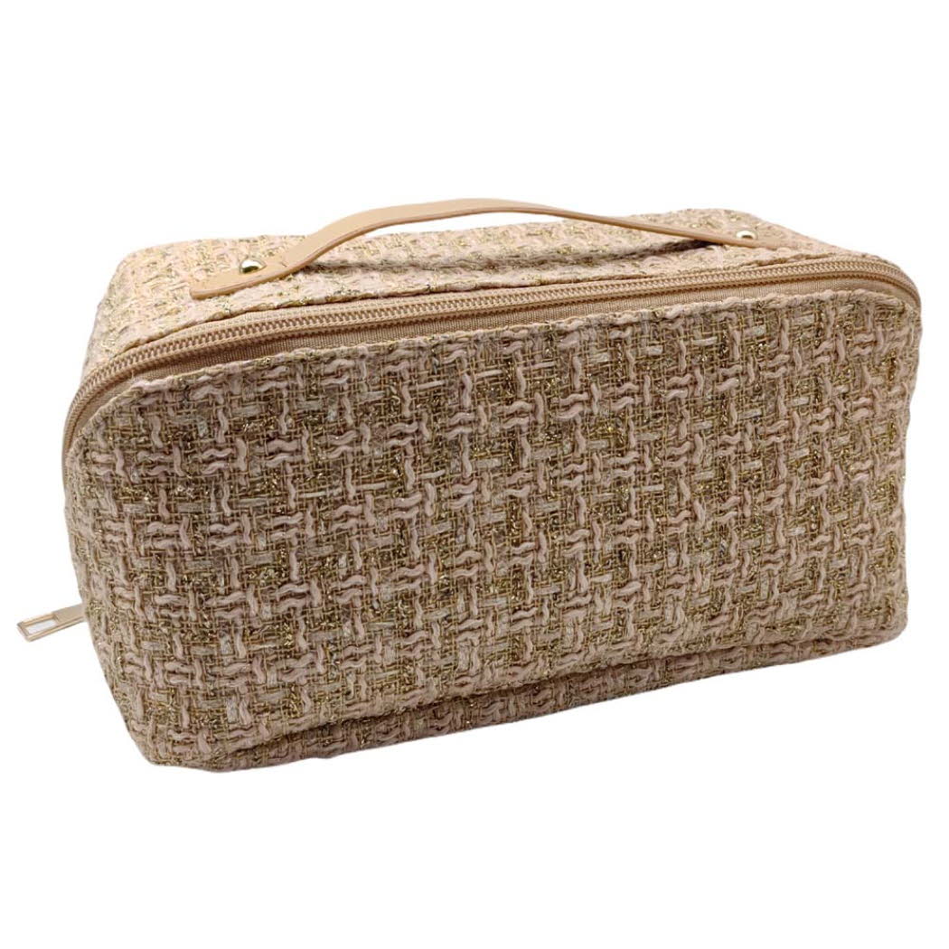 Woolen Weave Cosmetic Travel Bag